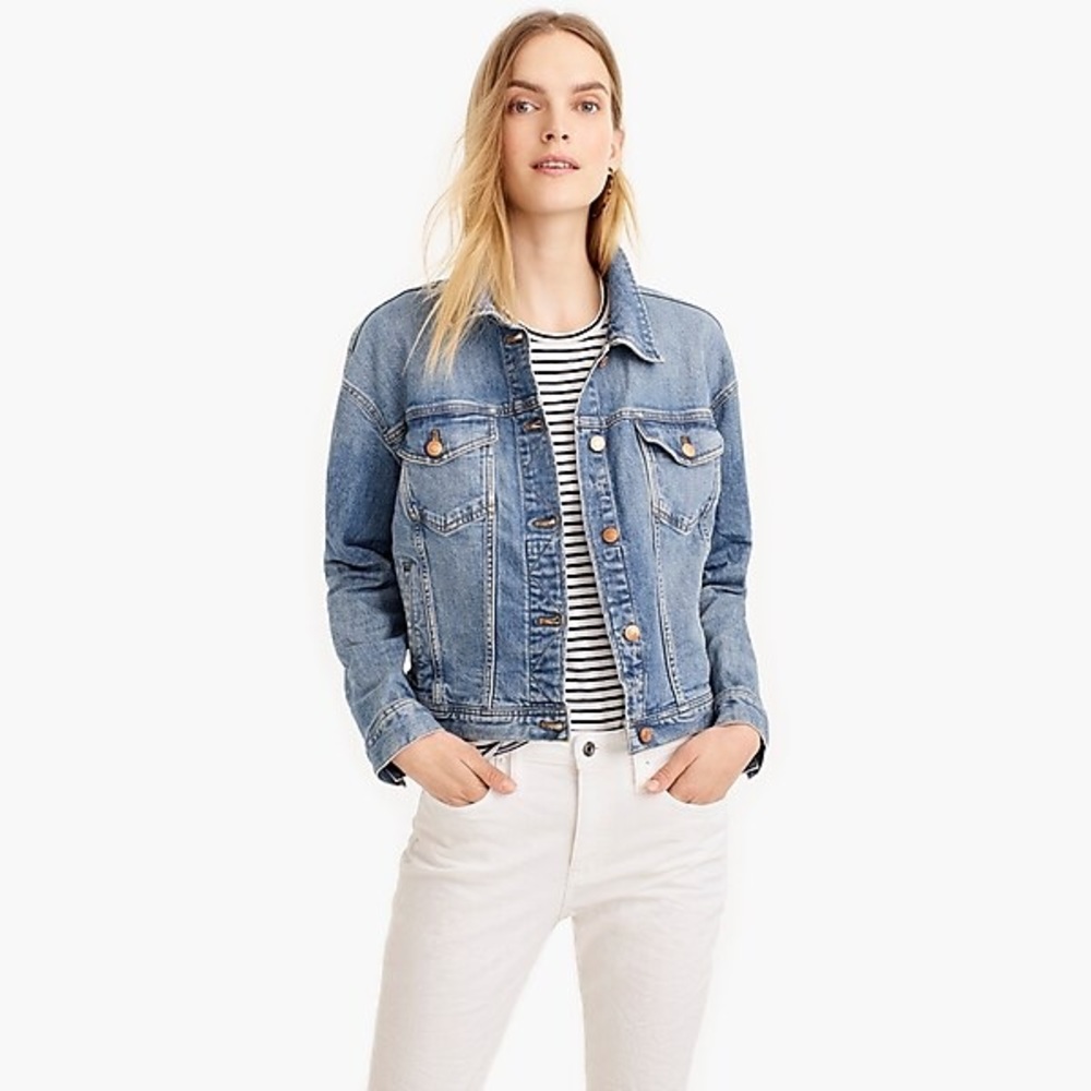 🆕 J. CREW Eco Denim Jacket